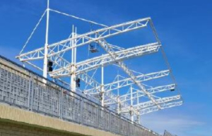 廣州天河區(qū)膜結(jié)構(gòu)看臺(tái)工程進(jìn)展情況